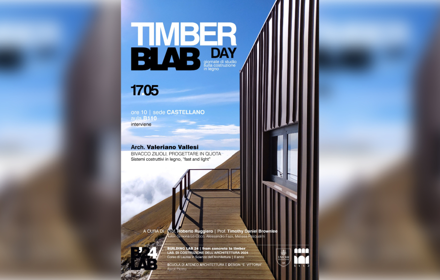 SEMINARIO - TIMBER BLAB DAY Giornate di studio sulla costruzione