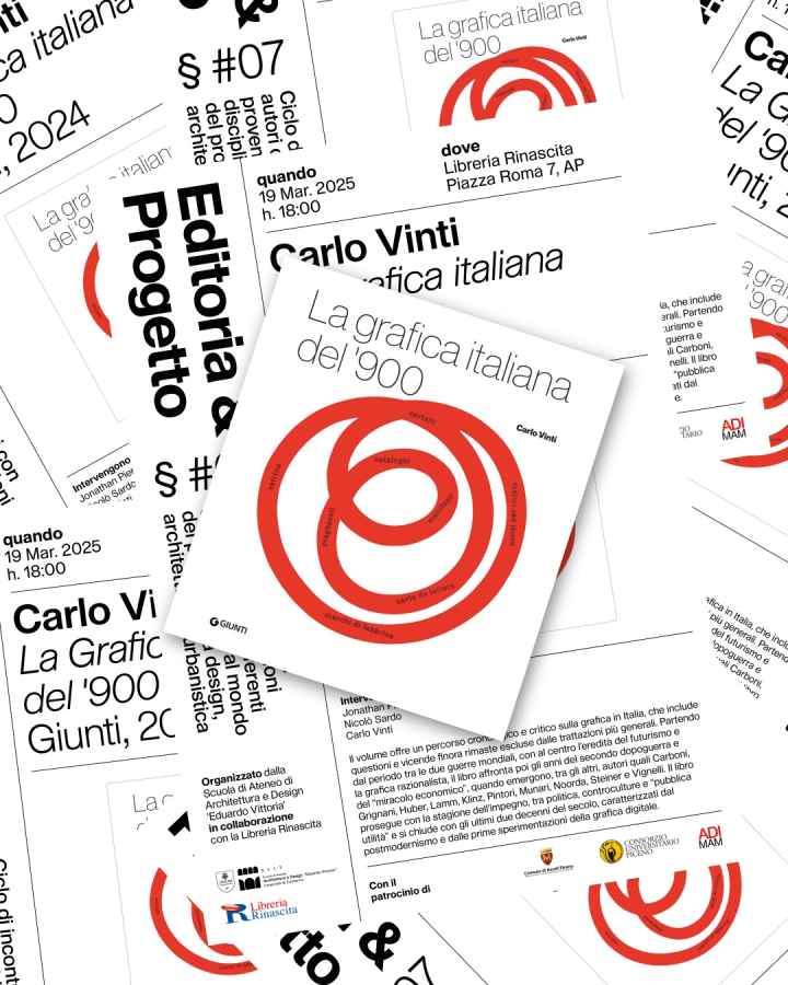 INCONTRO #07 (Editoria & Progetto) — Carlo Vinti / La Grafica italiana del '900. Giunti, 2024