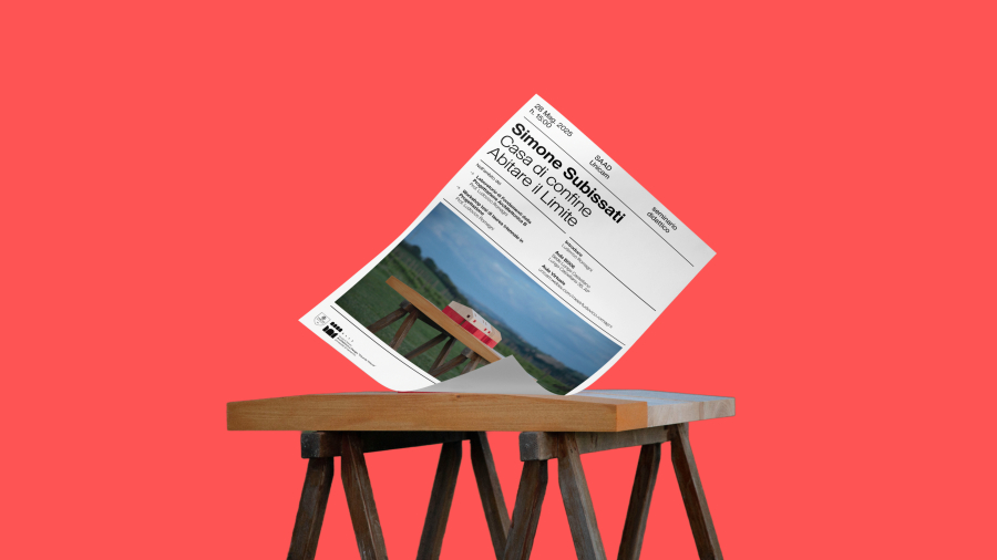 SEMINARIO - Simone Subissati "Casa di confine Abitare il Limite"