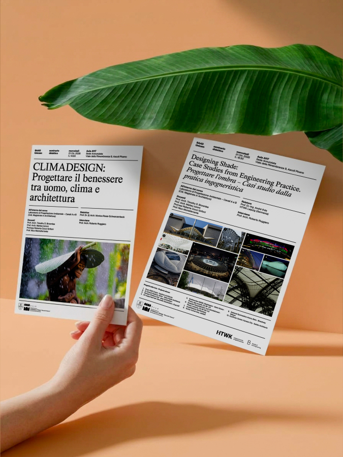 SEMINARI DIDATTICI - CLIMADESIGN e Designing Shade