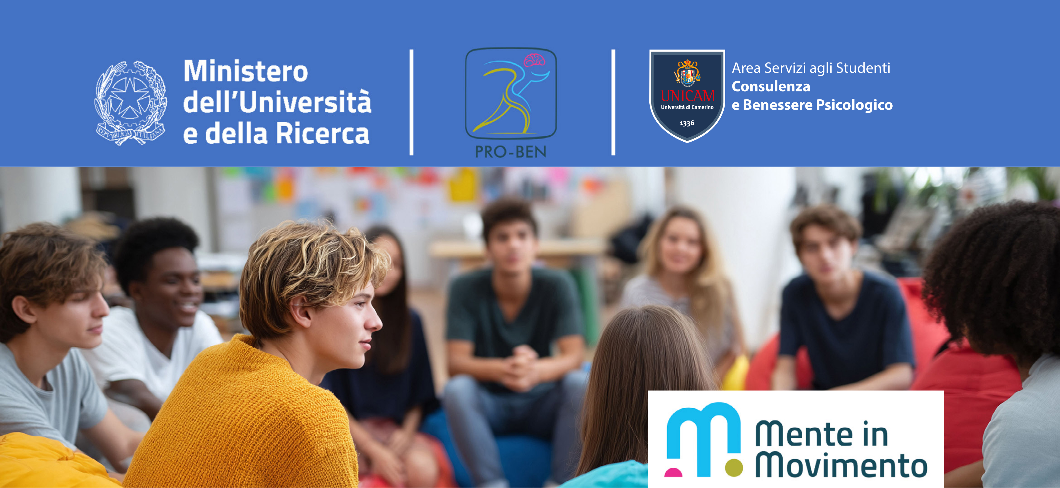 ME.MO - Menti in Movimento Percorso psicoeducativo di gruppo per il benessere universitario - Ascoli Piceno I° incontro