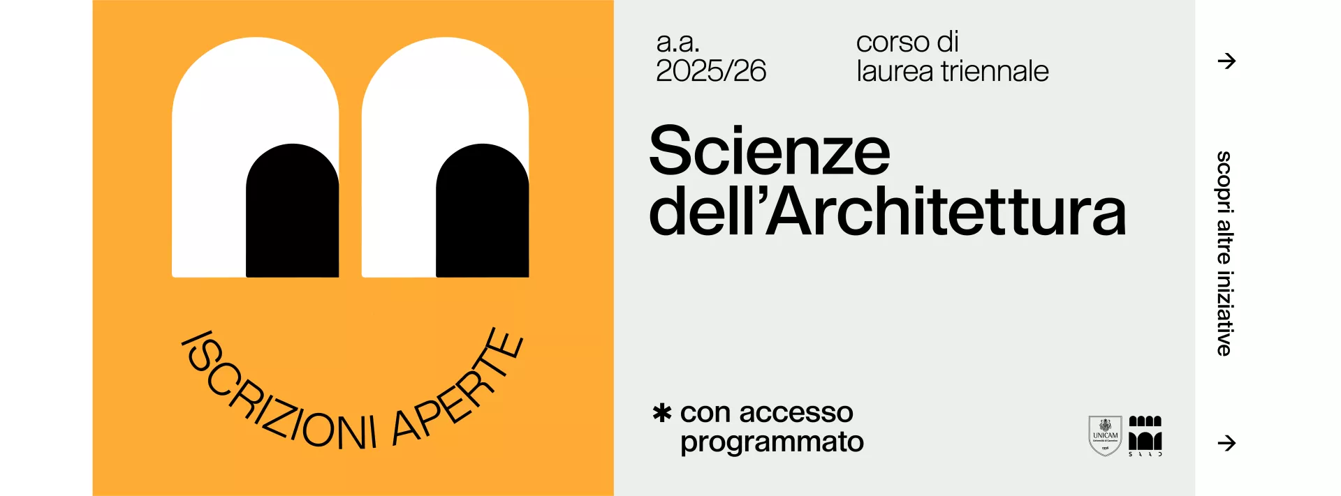 Iscrizioni aperte per la triennale in Scienze dell'Architettura a.a. 2025/26 