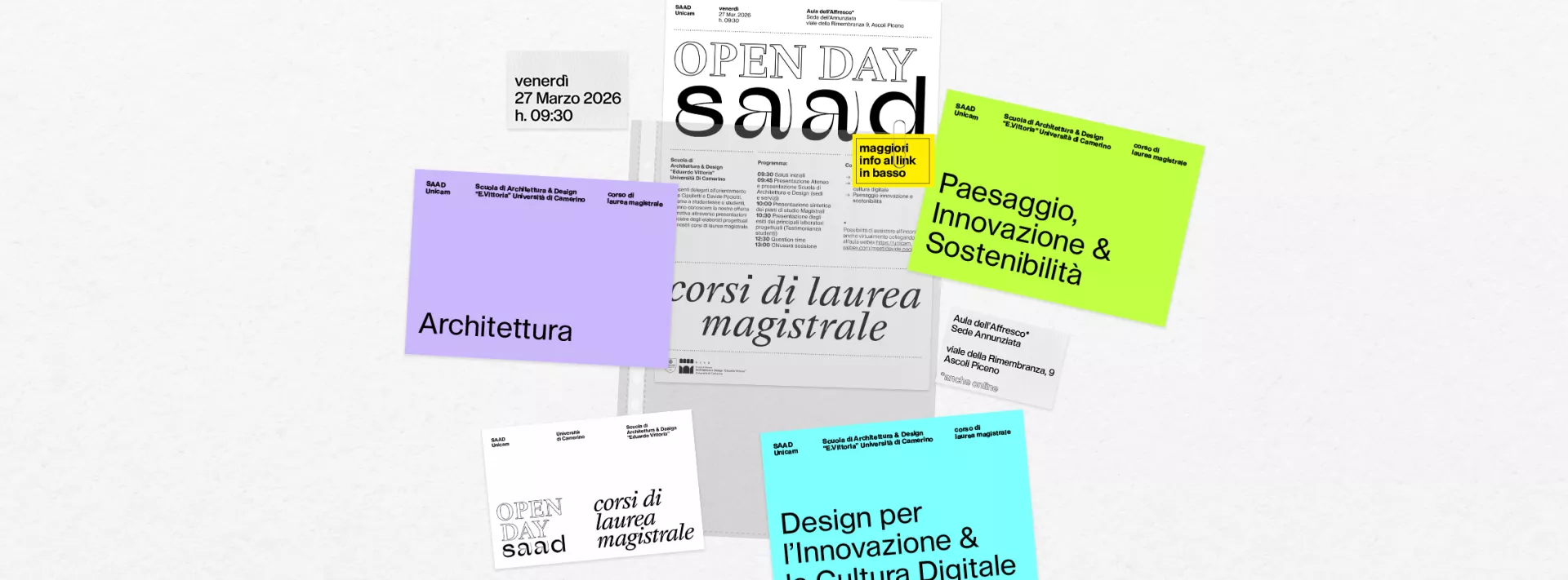 OPEN DAY SAAD 2026 - Lauree Magistrali